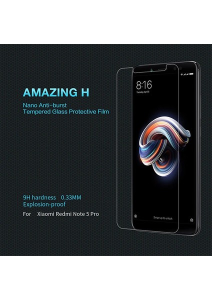 Xiaomi Redmi 5+ Plus Kırılmaz Cam Ekran KORUYUCU-(1903) - LORCE8254-7632 modelleri