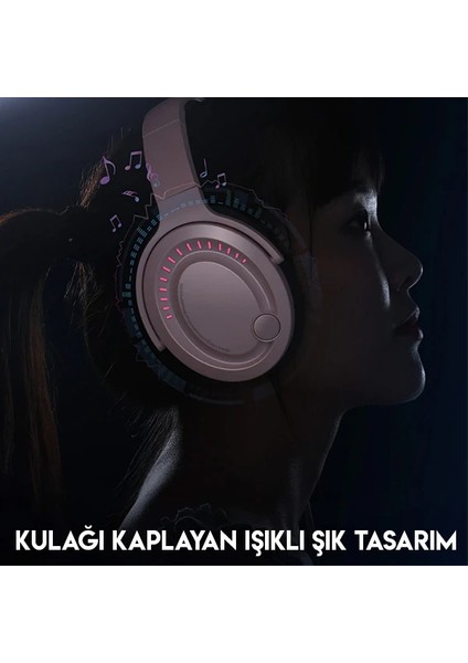 Baseus Gamo D05 Immersive Virtual 3D Işıklı Pc Gaming Oyuncu KULAKLIĞI-(1903) - LORCE1697-645 modelleri