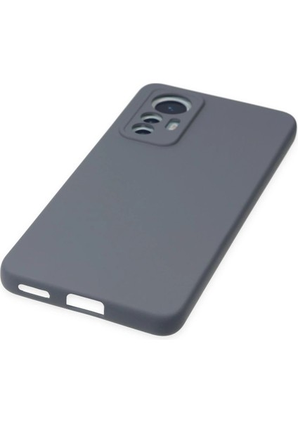 Xiaomi Mi 12 Lite Kılıf Nano Içi Kadife Silikon - Gri - LORCE4679-3408 indirimleri