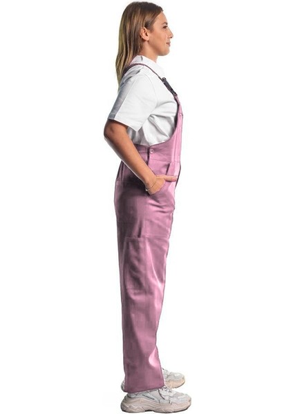 , Bahçıvan Tulum, Pembe -8E460- Askılı Tulum, Pamuk modelleri