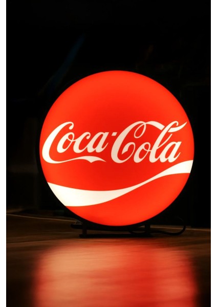 Coca Cola Tasarımlı Dekoratif Aydınlatma Gece Lambası