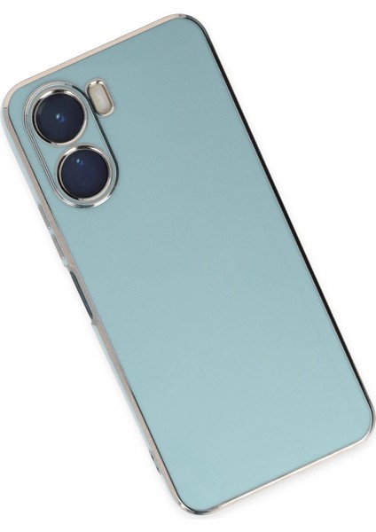 Vivo Y16 Kılıf Volet Silikon - Açık Yeşil - LORCE5852-2425 modelleri