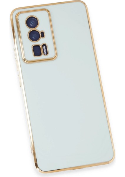 Xiaomi Poco F5 Pro Kılıf Volet Silikon - Açık Yeşil - LORCE7332-2737 modelleri
