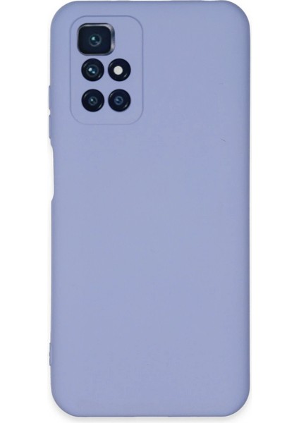 Xiaomi Redmi 10 2022 Kılıf Nano Içi Kadife Silikon - Lila - LORCE8562-8592
