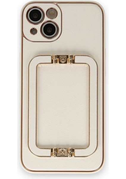 iPhone 14 Kılıf Coco Elit Kapak - Beyaz - LORCE1560-7841