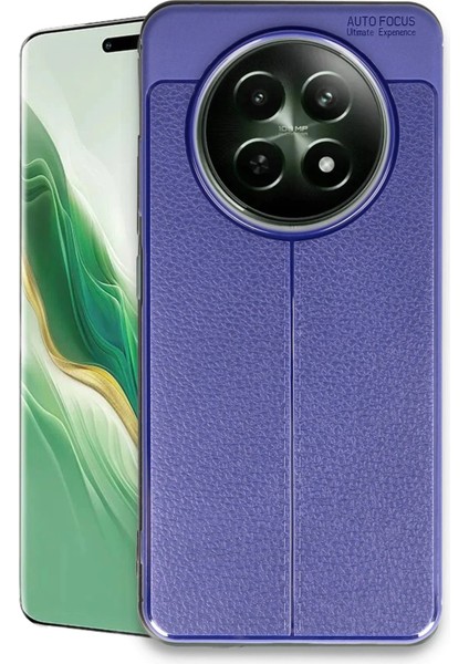 Realme 12 5g Kılıf Auto Focus Kapak - Lacivert - LORCE8098-9850