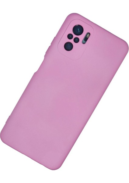 Xiaomi Redmi Note 10 Kılıf Nano Içi Kadife Silikon - Pembe - CPT201784-4700 fiyatları