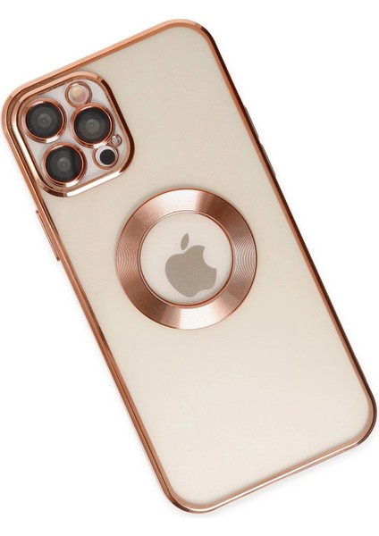 iPhone 12 Pro Max Kılıf Slot Silikon - Rose Gold - LORCE8195-2298 modelleri