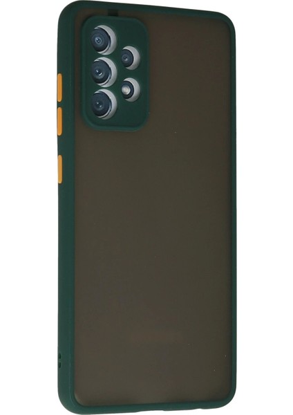 Samsung Galaxy A72 Kılıf Montreal Silikon Kapak - Koyu Yeşil - LORCE8811-7047 fiyatları
