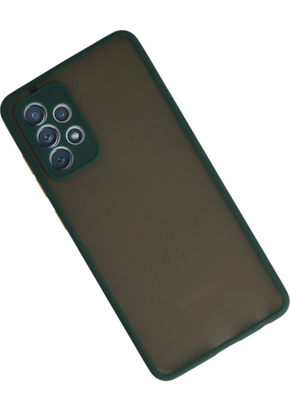 Samsung Galaxy A72 Kılıf Montreal Silikon Kapak - Koyu Yeşil - LORCE8811-7047 modelleri