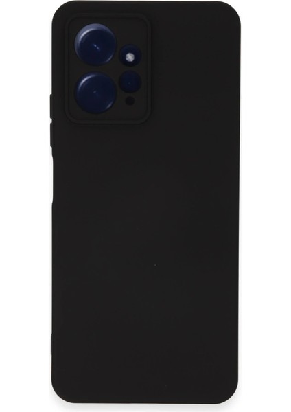 Xiaomi Redmi Note 12 4g Kılıf Nano Içi Kadife Silikon - Siyah - LORCE4400-3128