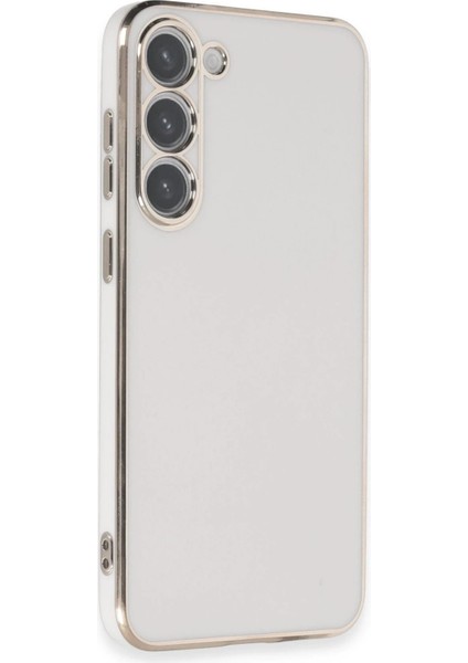 Samsung Galaxy S23 Kılıf Volet Silikon - Beyaz - LORCE9808-8313 fiyatları