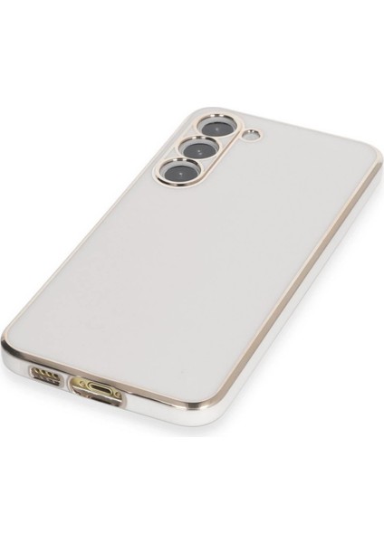 Samsung Galaxy S23 Kılıf Volet Silikon - Beyaz - LORCE9808-8313 fırsatları
