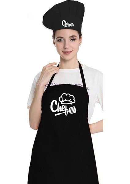 Şık Siyah Aşçı Şapkasıyla Mutfaklara Zarif Dokunuş