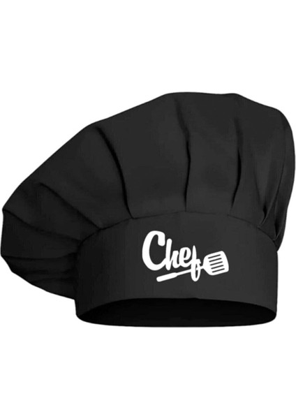 Şık Siyah Aşçı Şapkasıyla Mutfaklara Zarif Dokunuş modelleri