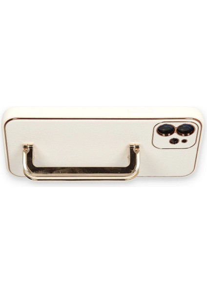 iPhone 12 Kılıf Coco Elit Kapak - Beyaz - LORCE1670-2171 modelleri