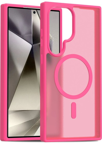 Samsung Galaxy S24 Ultra Jota Magsafe Kapak - Rose - LORCE8063-7768 modelleri