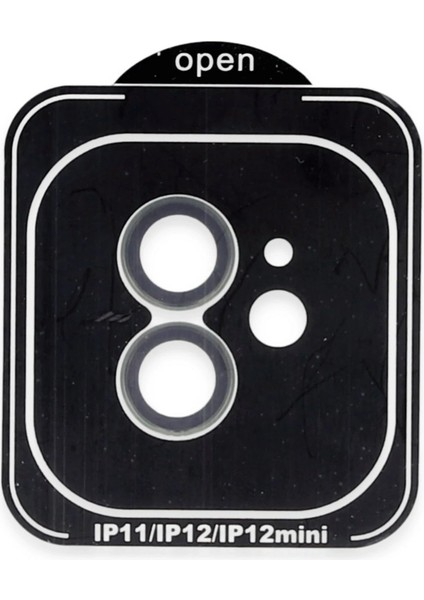 iPhone 11 Pvd Metal Kamera Lens - Yeşil - LORCE2757-6823