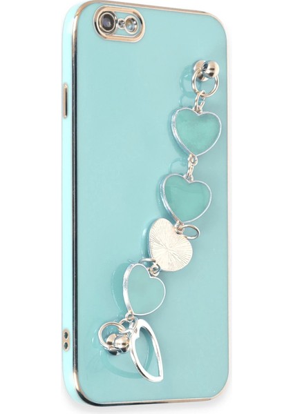 iPhone 6 Kılıf Esila Silikon - Su Yeşili - LORCE8449-9668