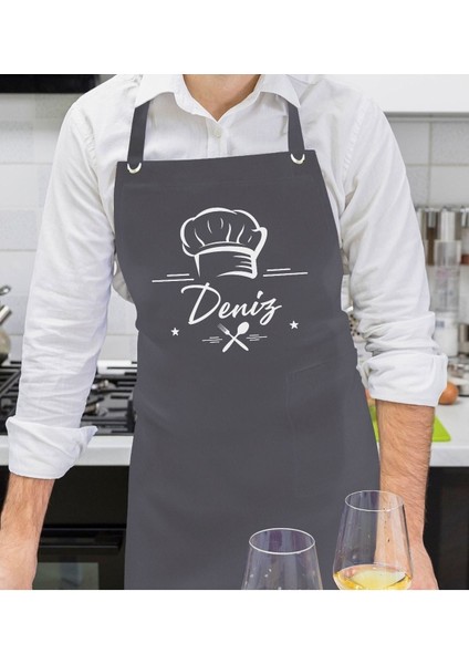 Kişiye Özel Renkli Profesyonel Mutfak Önlüğü, Aşçı ve Şef Için, Şık ve Işlevsel Tasarım
