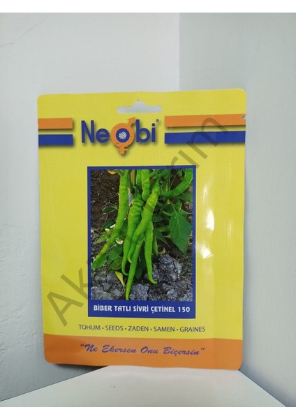 Biber Tatlı Sivri Demirel 150 Tohumu