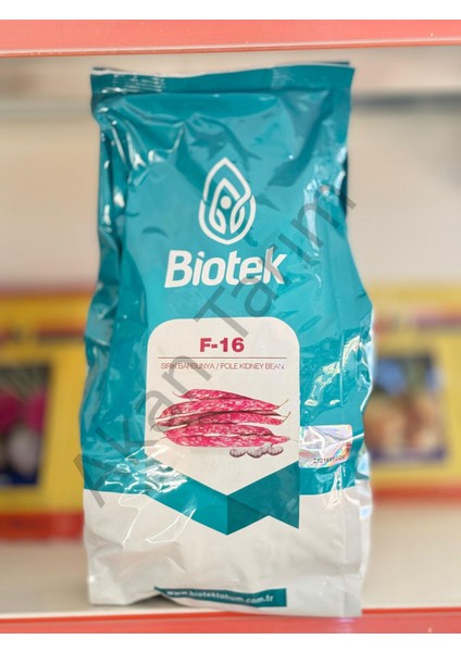 Biotek F-16 Sırık Barbunya Tohumu 2 kg