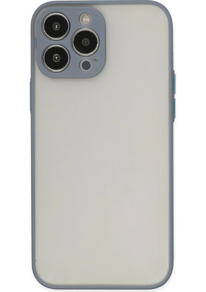 iPhone 14 Pro Max Kılıf Montreal Silikon Kapak - Gri - LORCE5170-5619