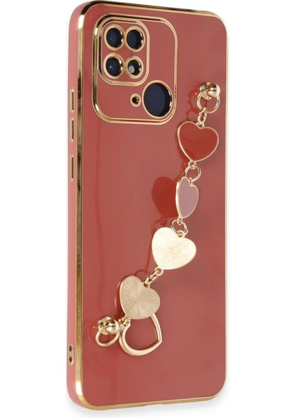 Xiaomi Redmi 10C Kılıf Esila Silikon - Kırmızı - LORCE1824-8576 fiyatları