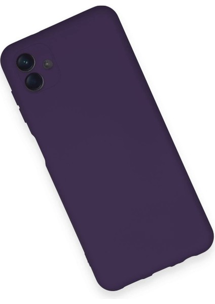 Samsung Galaxy A04 Kılıf Nano Içi Kadife Silikon - Mor - LORCE2575-2662 modelleri