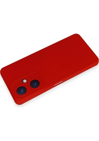 Vivo Y27 Kılıf Nano Içi Kadife Silikon - Kırmızı - LORCE3632-5632 modelleri