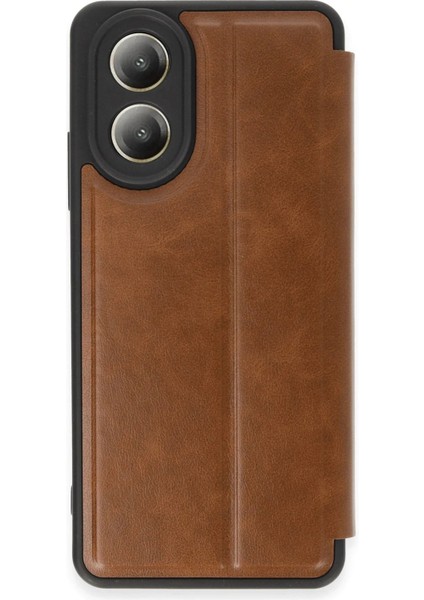 Oppo A38 Kılıf Flip Cover - Taba - LORCE1091-2967