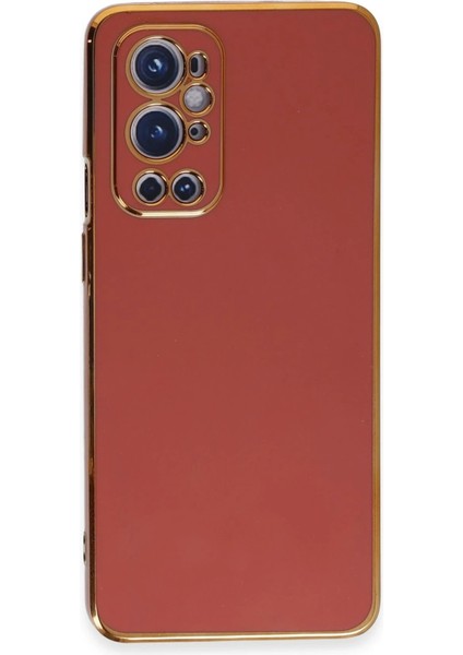 One Plus 9 Pro Kılıf Volet Silikon - Kırmızı - LORCE4744-3600