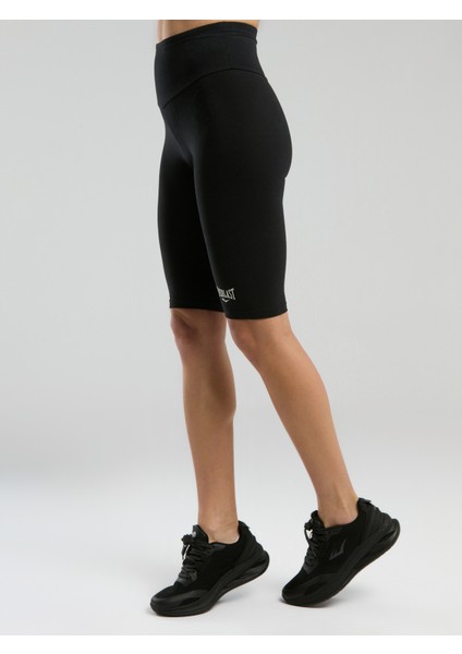 Ever Essentials Siyah Kadın Biker Tayt modelleri