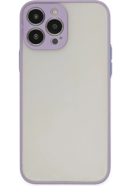 iPhone 13 Pro Max Kılıf Montreal Silikon Kapak - Mor - LORCE8786-8797