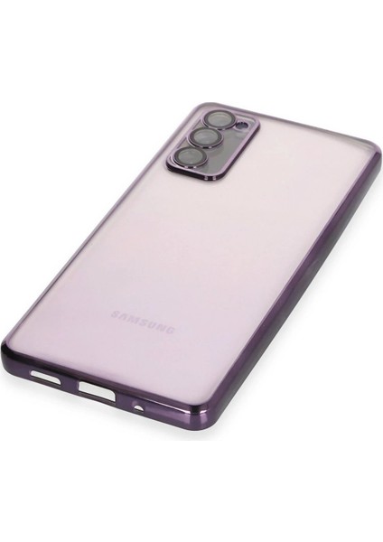 Samsung Galaxy S20 Fe Kılıf Lensli Silikon - Mor - LORCE4320-3969 fırsatları