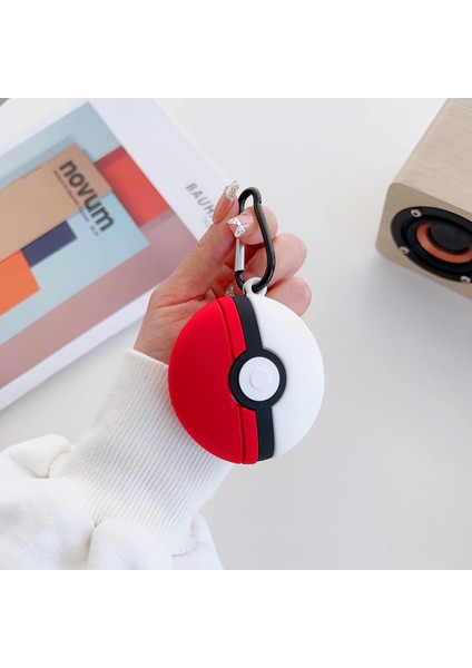 Airpods 4.Nesil ile Uyumlu Kılıf Karikatür Pokeball Figürlü Tasarım Sevimli Figürlü Silikon Kılıf fırsatları
