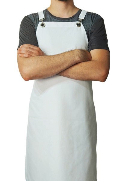 Çapraz Bağlamalı, Cepsiz, Beyaz Mutfak Şef Önlüğü, Restoran ve Mutfak Kullanımı modelleri