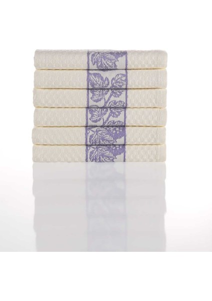 6'lı Jakarlı Mutfak Havlusu Seti Beyaz, Şık ve Kullanışlı Mutfak Aksesuarı fiyatları