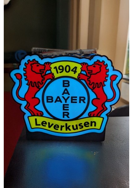 Bayer Leverkusen 04 Tasarımlı Dekoratif Aydınlatma Gece Lambası fiyatları