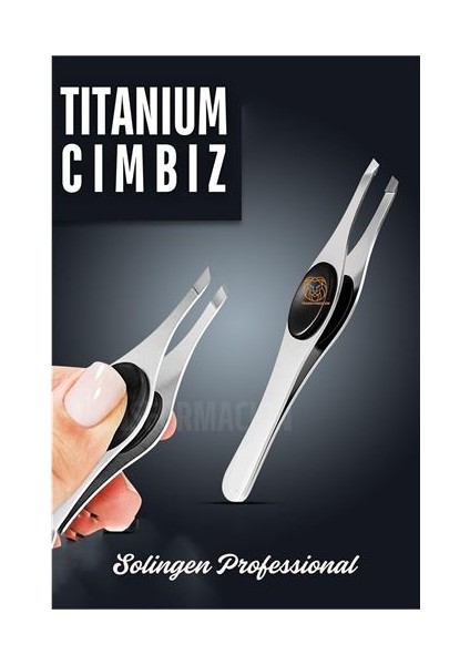 Turk Cımbız Titanyum Çelik Solingen Professional - EMY4692-4178