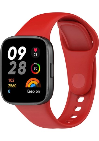 Xiaomi Redmi Watch 3 Klasik Kordon - Kırmızı - LORCE1638-8608