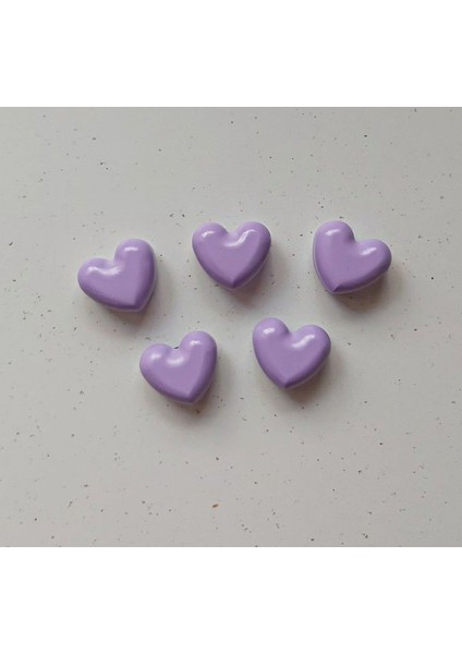 Gözdehobi Kalp Magnet | Buzdolabı Magneti | Evinize Hava Katın Hediyelik Kalp Magnet | 5 Adet