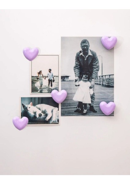 Gözdehobi Kalp Magnet | Buzdolabı Magneti | Evinize Hava Katın Hediyelik Kalp Magnet | 5 Adet modelleri