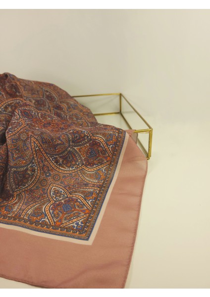 Pembe Etnik Desen Petek Şal - Hafif, Pamuklu Kumaş fiyatları