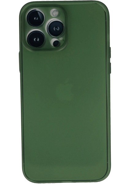 iPhone 13 Pro Kılıf Pp Ultra Ince Kapak - Yeşil - LORCE3504-3151