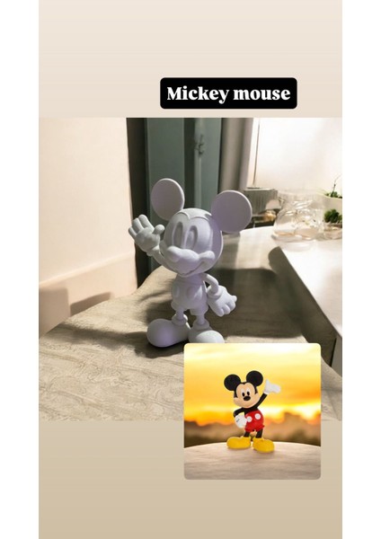 3D Boyama Seti Mickey Mouse modelleri
