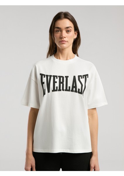 Ever Classics Wmn Oversize Beyaz Kadın Tişört