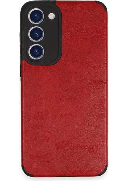 Samsung Galaxy S23 Plus Kılıf Loop Deri Silikon - Kırmızı - LORCE7788-2077