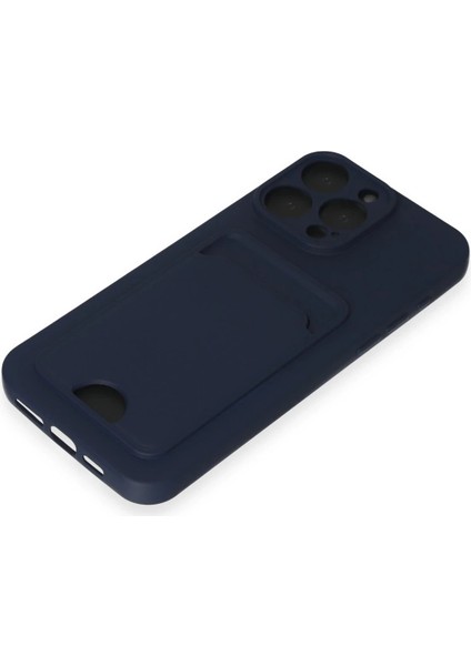 iPhone 14 Pro Max Kılıf Kelvin Kartvizitli Silikon - Lacivert - LORCE9674-1434 fırsatları