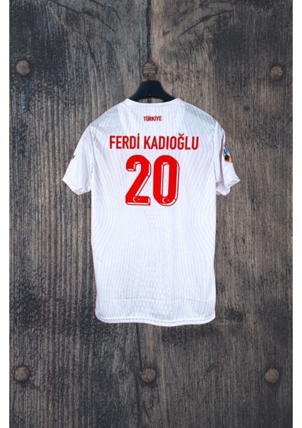 Türkiye 2024/25 Beyaz Ferdi Kadaoğlu Yetişkin Forması